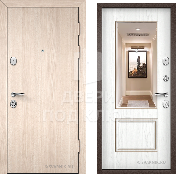 Вторая металлическая входная дверь в дом ДПК-2146