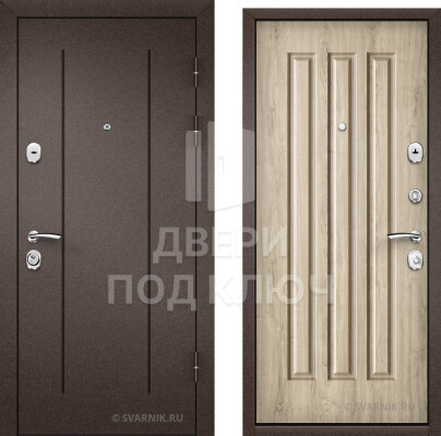 Входная накладная дверь для дачи ДПК-4676